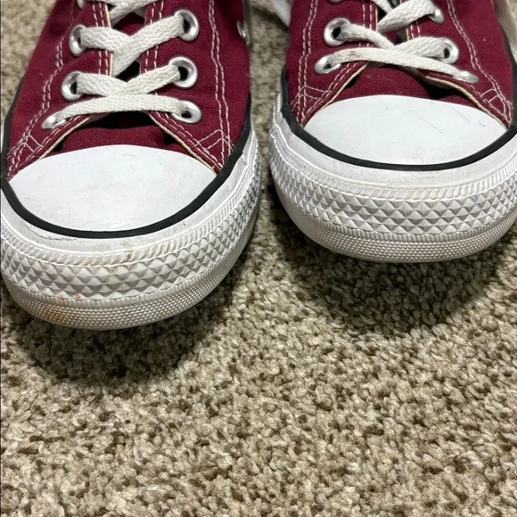 Dark red/maroon high top converse - Picture 4 of 6